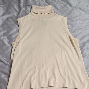 Studio Cream Sleeveless Tank Top